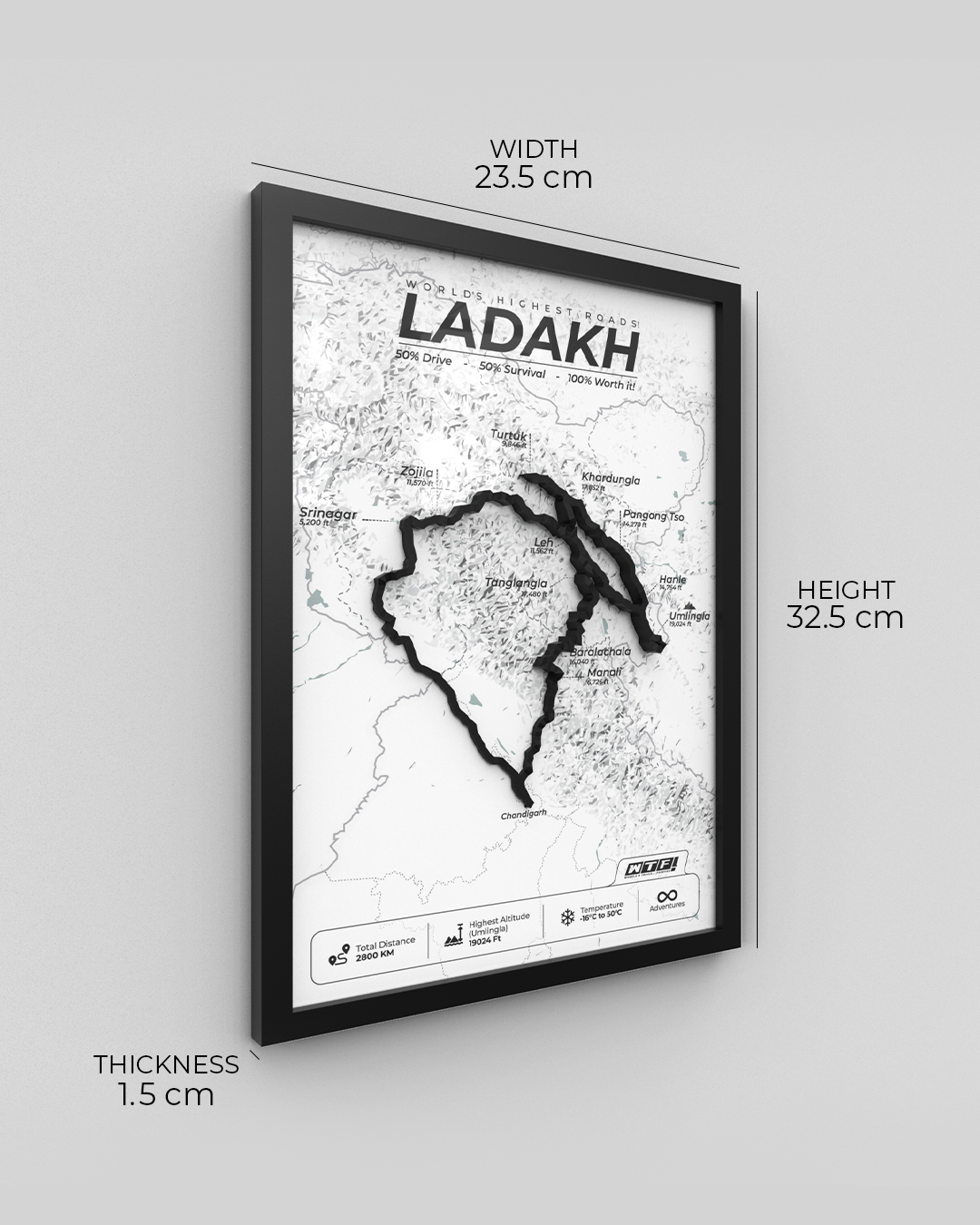 Grand Ladakh Circuit - Horizon Series | Glacier White