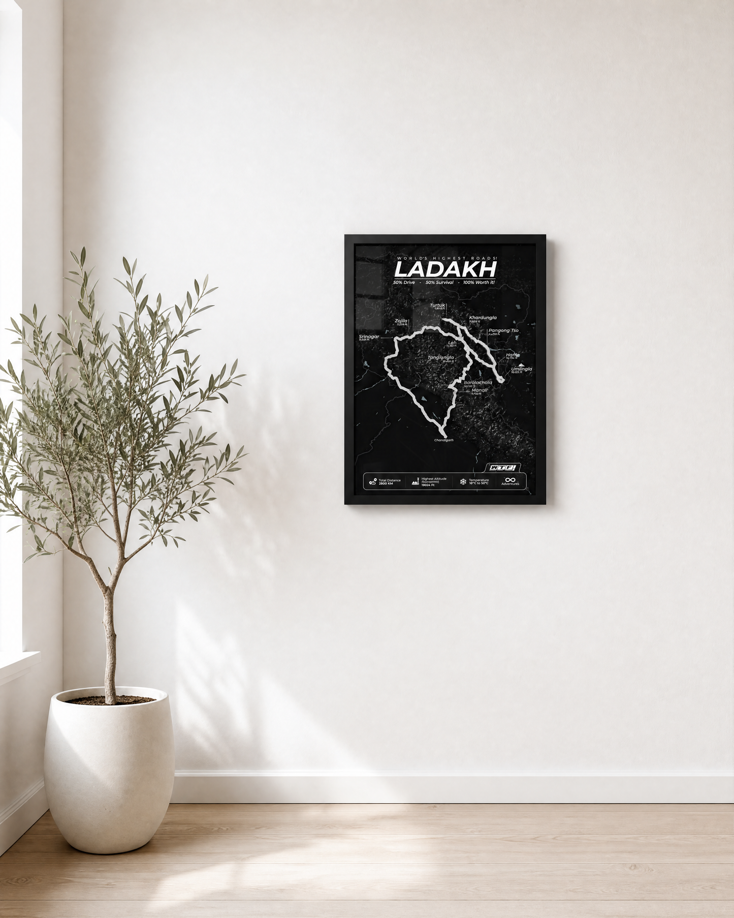 Grand Ladakh Circuit - Horizon Series | Charcoal Black