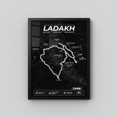 Grand Ladakh Circuit - Horizon Series | Charcoal Black