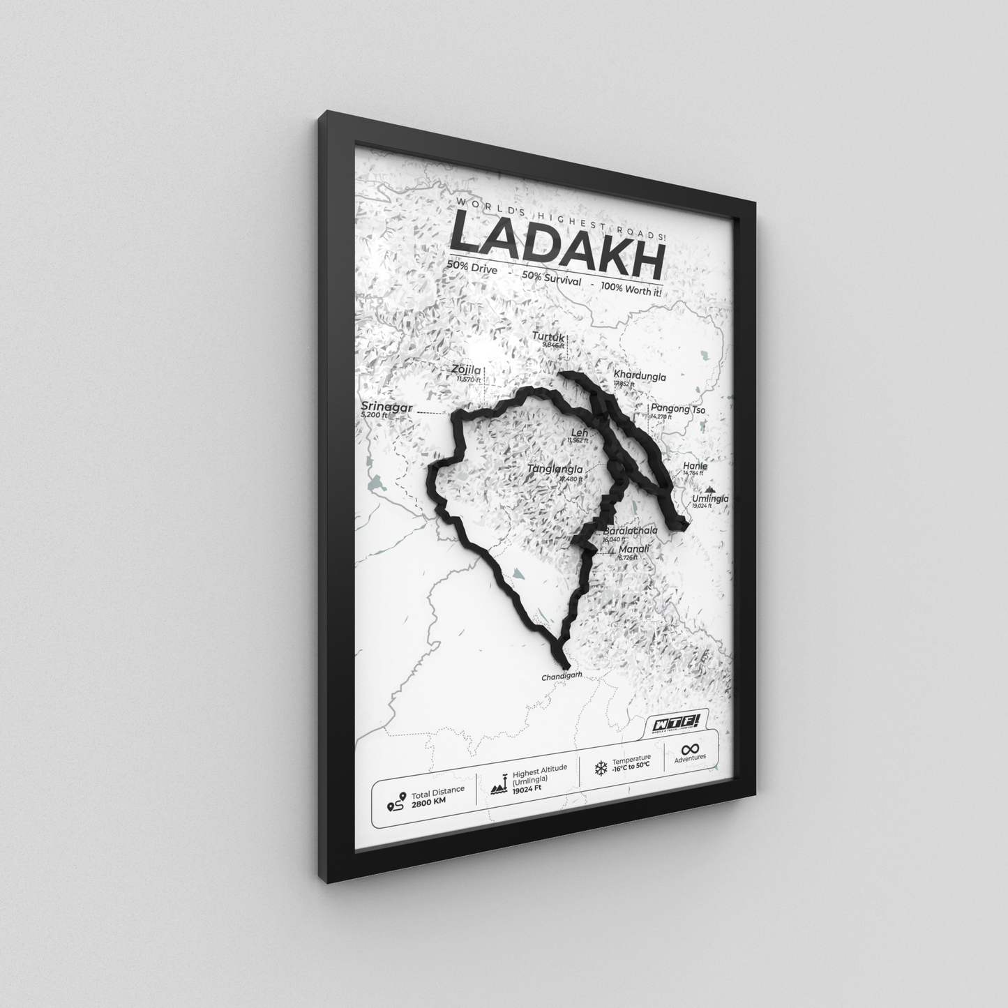 Grand Ladakh Circuit - Horizon Series | Glacier White
