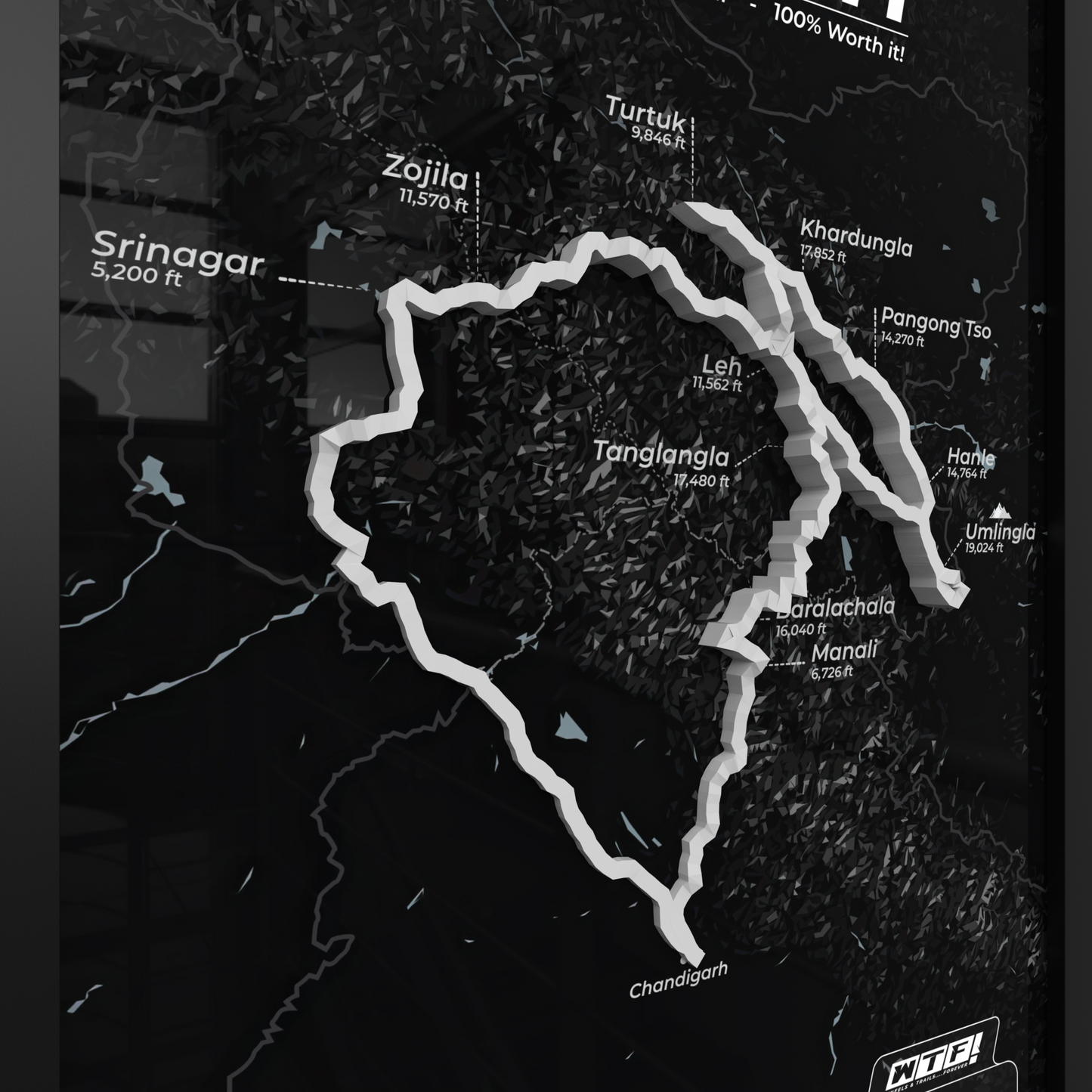 Grand Ladakh Circuit - Horizon Series | Charcoal Black