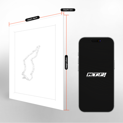 Ooty - Pop-Out 3D Route Frame | Nilgiri Green